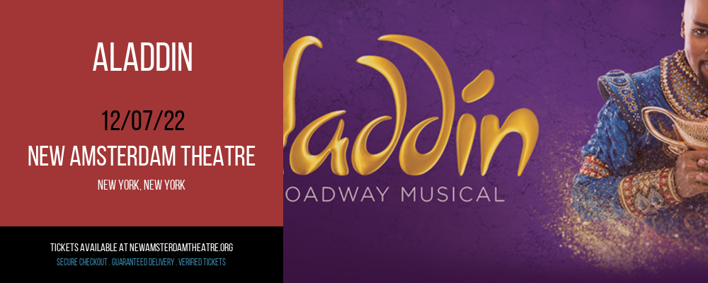 Aladdin at New Amsterdam Theatre