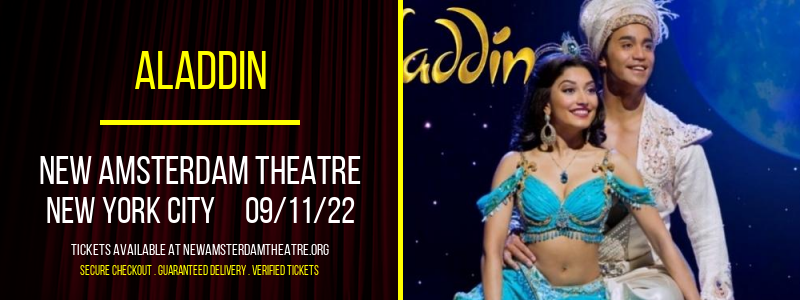 Aladdin at New Amsterdam Theatre