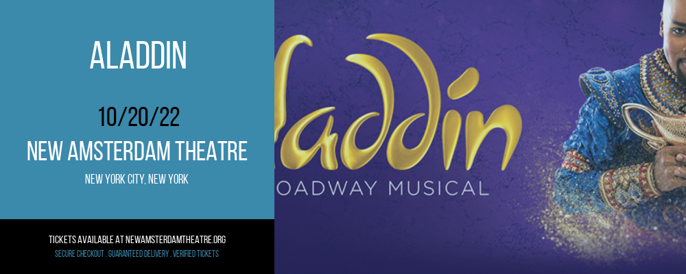 Aladdin at New Amsterdam Theatre